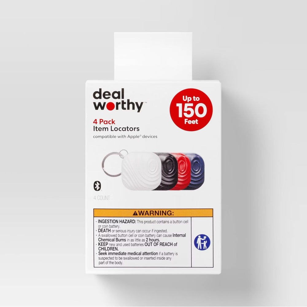 Target Deal Worthy 4 Pack Item Locators New in Box